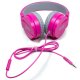 Auriculares Stereo COOL Toronto Con Micro Rosa