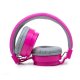 Auriculares Stereo COOL Toronto Con Micro Rosa