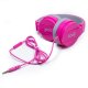 Auriculares Stereo COOL Toronto Con Micro Rosa