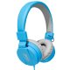 Fones de ouvido de 3,5 mm Jack COOL Toronto Fones de ouvido com micro azul