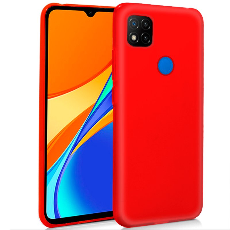 Funda COOL Silicona para Xiaomi Redmi Note 8 / Note 8 (2021) Rojo