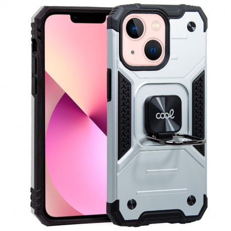 Custodia COOL per iPhone 13 Hard Ring Argento