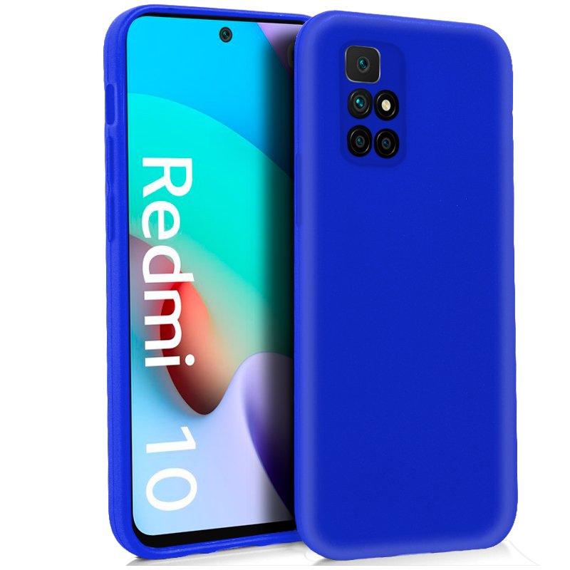 Funda COOL Silicona para Xiaomi Redmi 10 (Azul)
