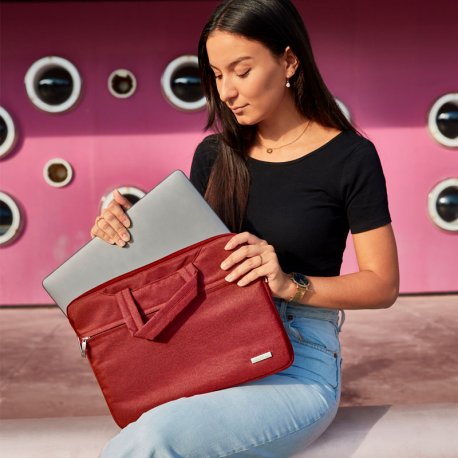 Maleta para laptop 13"-15" COOL Sigma Bordéus