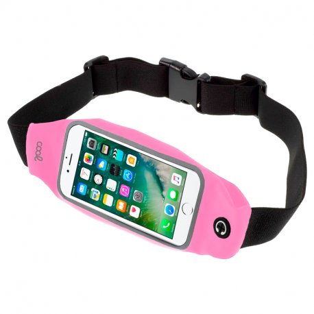 Neoprene Cover COOL Universal Waist Bag (5.5 - 6.7 in) Pink