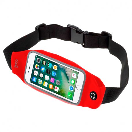 Capa de Neoprene Universal COOL Pochete (5,5 - 6,7 pol.) Vermelho