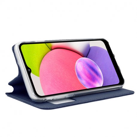 COOL Flip Cover for Samsung A037 Galaxy A03s Smooth Blue
