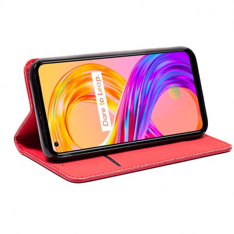 Capa Flip Cover COOL para Realme 8 / 8 Pro Vermelho