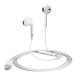 Fones de ouvido estéreo COOL brancos com micro para iPHONE 7/8 / X (Bluetooth relâmpago)