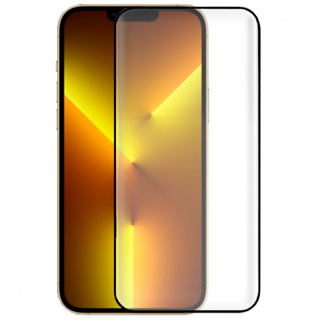 Cristal Templado 5D para iPhone 13 Pro Max , Iphone 14 Plus - Negro -  Repuestos Fuentes