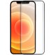 Protetor de tela de vidro temperado iPhone 12 mini (FULL 3D preto)
