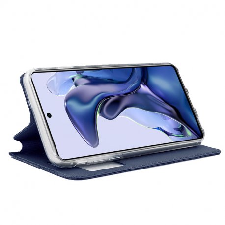 COOL Custodia Flip Cover per Xiaomi 11T / 11T Pro Smooth Blue