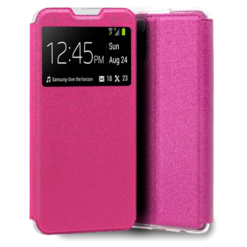 Funda COOL Flip Cover para Xiaomi Redmi 10 Liso Rosa