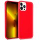 Capa de silicone COOL para iPhone 13 Pro Max (vermelho)