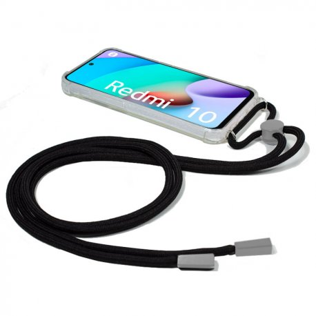 Capa COOL para Xiaomi Redmi 10 / Redmi 10 2022 Cordão Preto