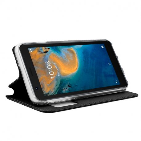 COOL Custodia Flip Cover per ZTE Blade A31 Smooth Black