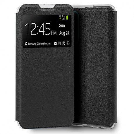 COOL Custodia Flip Cover per Huawei P Smart 2021 Smooth Black