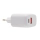 Rosso Universal Fast Charger (PD) Input Type-C COOL 3 Amp (18W) Bianco