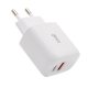 Rosso Universal Fast Charger (PD) Input Type-C COOL 3 Amp (18W) Bianco