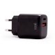Caricabatterie Rosso Caricabatterie rapido universale (PD) Dual Type-C / USB COOL (20W) Nero