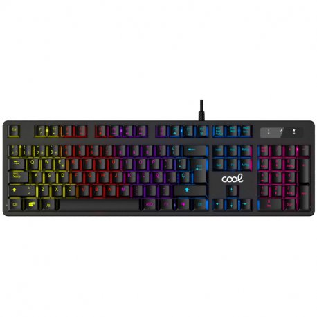 Teclado para PC Espanhol Cabo mecânico USB gaming COOL Austin