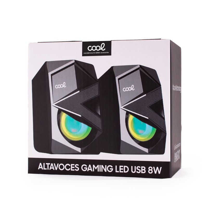 Equipo Altavoces para PC Gaming LED USB COOL 8W - Cool Accesorios