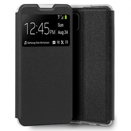 Funda COOL Flip Cover para Samsung A125 Galaxy A12 / M12 Liso Negro