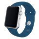 Correia COOL para Apple Watch Series 1/2/3/4/5/6/7 / SE (42/44 mm) de borracha azul