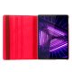Capa COOL para Lenovo Tab M10 Plus / FHD Plus 2ª Geração / Tab K10 Smooth Red Couro sintético de 10,3 polegadas