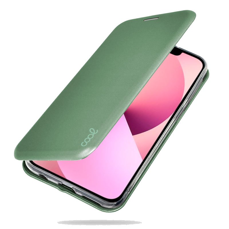 Funda COOL Flip Cover para iPhone 13 Elegance Verde