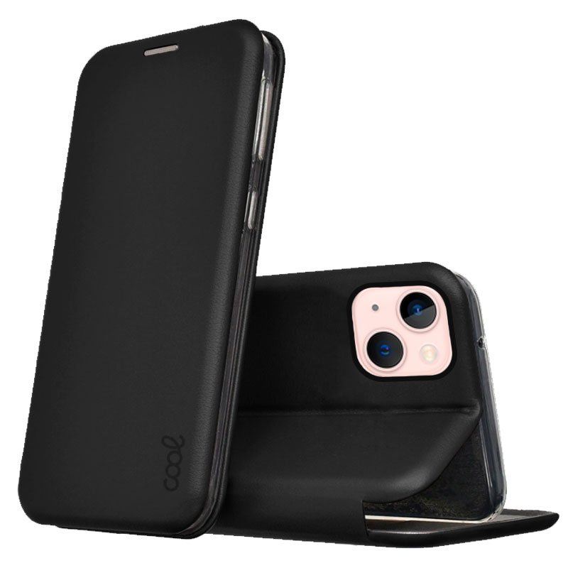 Funda COOL Flip Cover para iPhone 13 Elegance Negro