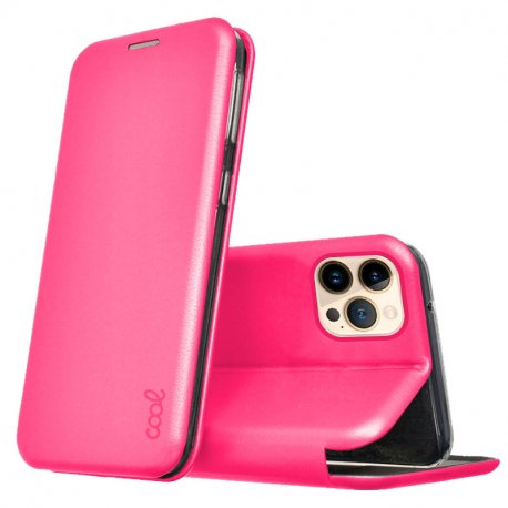 Capa Flip Cover COOL para iPhone 13 Pro Max Elegance Fúcsia