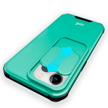 Custodia COOL per iPhone 13 Pro con fotocamera rigida Mint