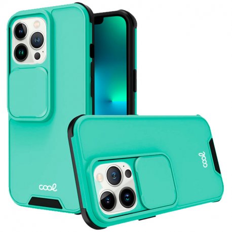 Custodia COOL per iPhone 13 Pro con fotocamera rigida Mint