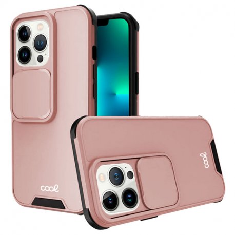 Capa COOL para iPhone 13 Pro Hard Camera Rose Gold