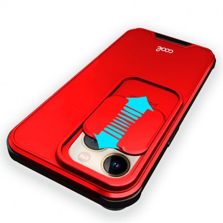 Capa COOL para iPhone 13 Pro Max Hard Camera Vermelho