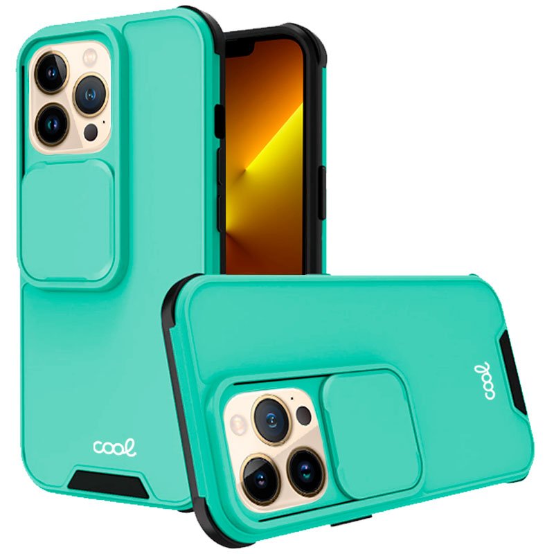 Carcasa COOL para iPhone 13 Pro Max Hard Camera Mint