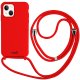 Capa COOL para Xiaomi Pocophone Redmi Note 10 / Note 10s Cordão liso vermelho