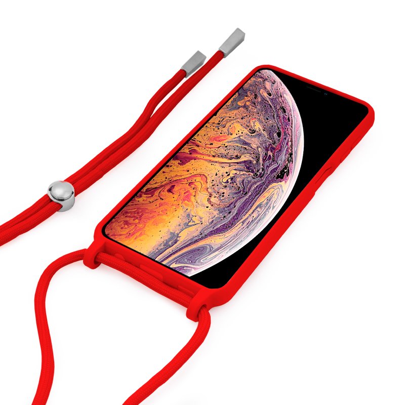 Carcasa COOL para iPhone XS Max Cordn Liso Rojo