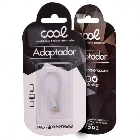 Adapter Connector Type C to Jack 3.5 mm (Digital) COOL (Universal) White