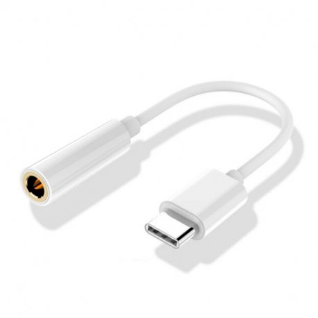 Adapter Connector Type C to Jack 3.5 mm (Digital) COOL (Universal) White