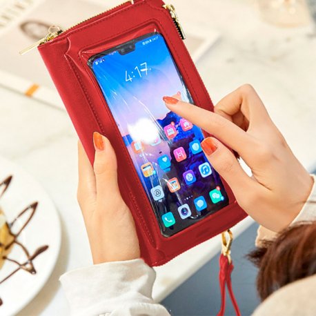 Horizontal Universal Bag Up to 6.7 in. COOL Maroon