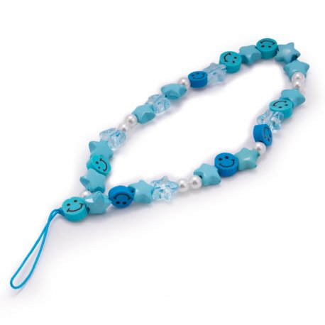 Pendant COOL Universal Smartphone Bracelet Strap Blue Stars