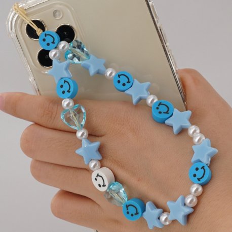 Pendant COOL Universal Smartphone Bracelet Strap Blue Stars