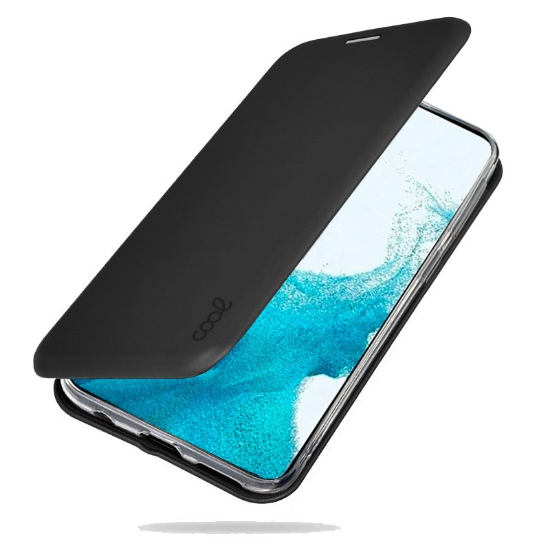 Funda COOL Flip Cover para Samsung S901 Galaxy S22 Elegance Negro