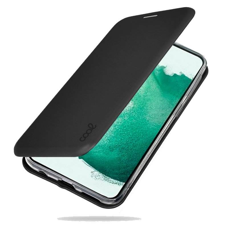 Funda COOL Flip Cover para Samsung S906 Galaxy S22 Plus Elegance Negro