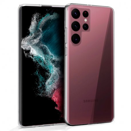 Capa de silicone COOL para Samsung S908 Galaxy S22 Ultra (transparente)