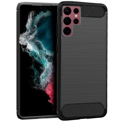 Capa COOL para Samsung S908 Galaxy S22 Ultra Carbono Preto
