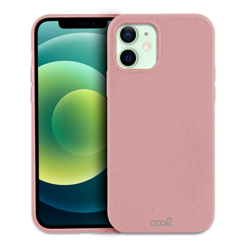 Carcasa COOL para iPhone 12 / 12 Pro Eco Biodegradable Rosa