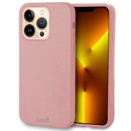 Custodia COOL per iPhone 13 Pro Max Eco Biodegradabile Rosa